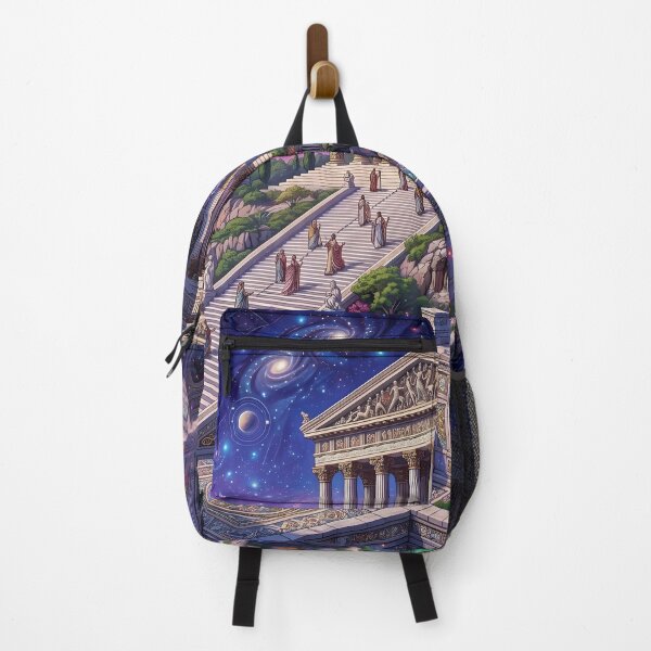 Item preview, Temple of Artemis - Cosmic Greek Fantasy Art designed and sold by Lucid Dream Pixel.