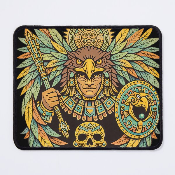 Item preview, Aztec Eagle Warrior – Tribal Warrior Design designed and sold by Totemica.