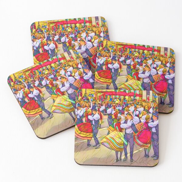 Item preview, 1989 Dancers in Budapest - At Noon designed and sold by RiverDeeDesigns.