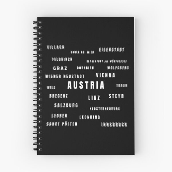 Item preview, Austria Cities Typography Travel Souvenir designed and sold by DrTol.