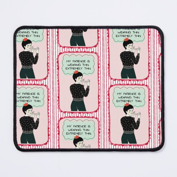 Item preview, My patience is wearing thin. Extremely thin. designed and sold by GraficiarniaAK.