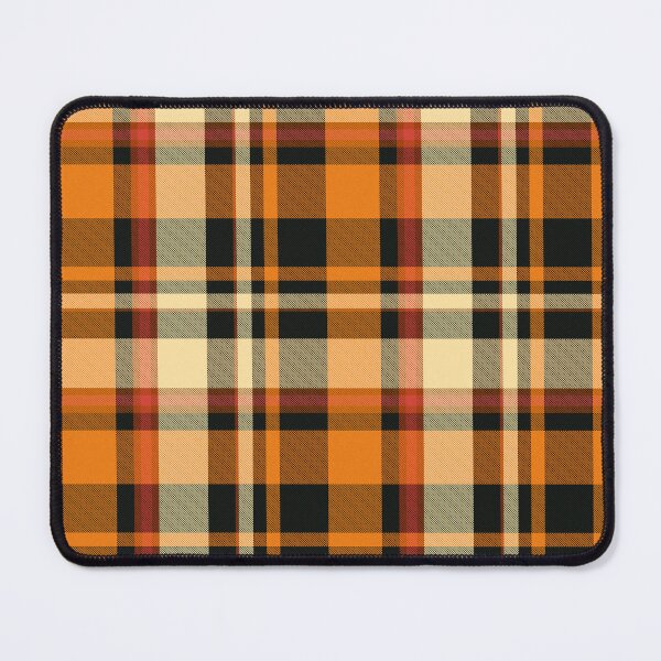 Item preview, Pumpkin Tartan Plaid Dark Colour Cozy Halloween Check Pattern designed and sold by NoemiMarozsan.