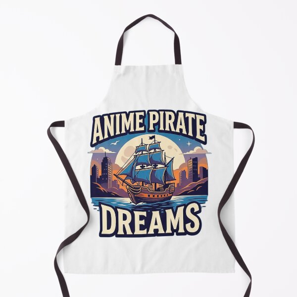Item preview, 4k Anime Pirate Ship Abandoned City Art designed and sold by ABArtByAlexST.