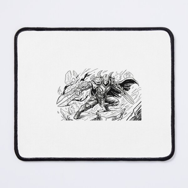 Item preview, Zed Master of Shadows Bold Line Art designed and sold by Lura busah.
