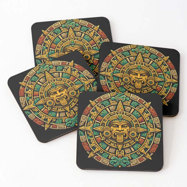 Item preview, Aztec Sun Stone – Tribal Calendar Design designed and sold by Totemica.