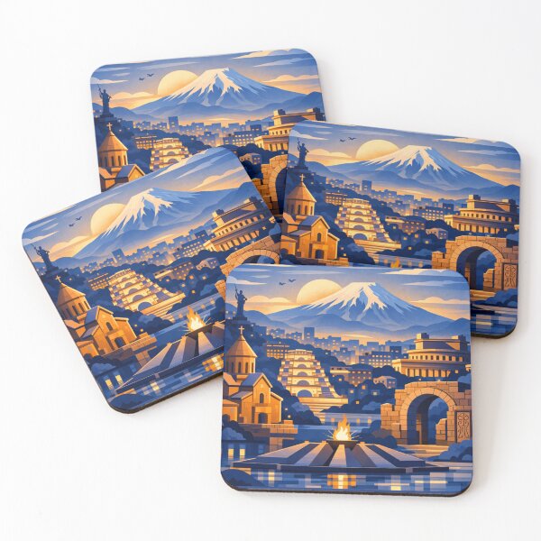 Item preview, Yerevan Armenia Travel Poster designed and sold by MatthewHeights.