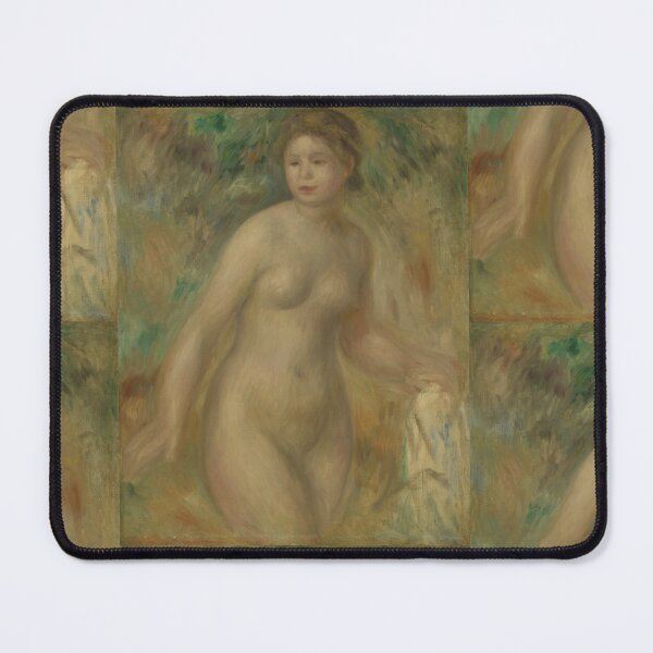 Item preview, Nude by Pierre-Auguste Renoir: Impressionist Bather Fine Art Poster designed and sold by artofuniverse.