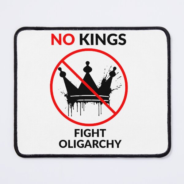 Item preview, No Kings Fight Oligarchy designed and sold by JI-PIXEL-PLACE.