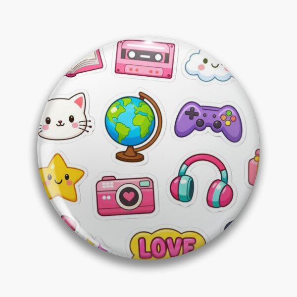 Item preview, Kawaii Icons Mix Rainbow Love Cute Lifestyle Back to School Pack designed and sold by New Art.