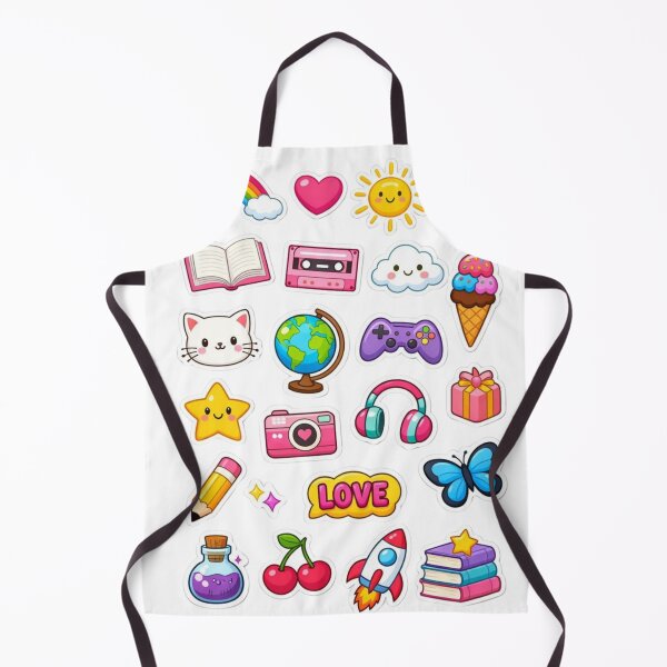 Item preview, Kawaii Icons Mix Rainbow Love Cute Lifestyle Back to School Pack designed and sold by New Art.