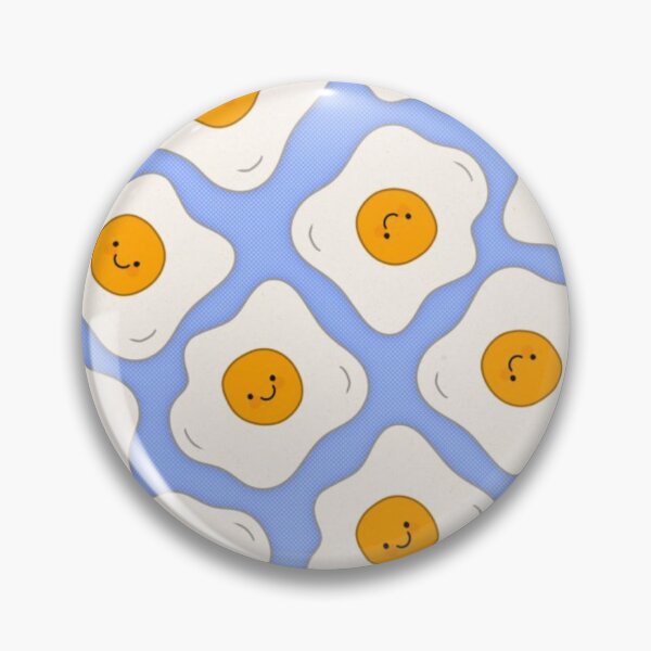 Item preview, Sunny Pan Poetry – Cheerful Smiling Eggs designed and sold by iamdesigns14.