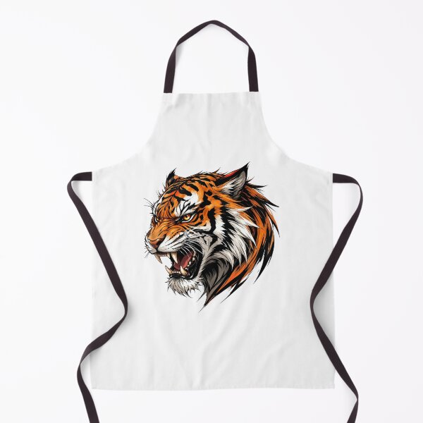 Item preview, Fierce Tiger Roaring Head Illustration designed and sold by HayatDesigns19.