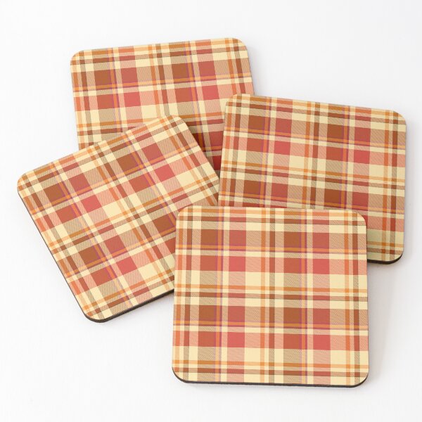 Item preview, Harvest Pumpkin Tartan Plaid - Warm Autumn Check Pattern designed and sold by NoemiMarozsan.