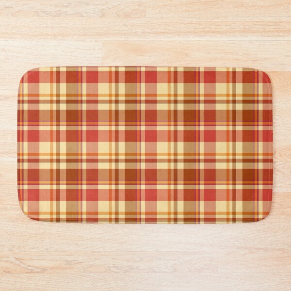 Item preview, Harvest Pumpkin Tartan Plaid - Warm Autumn Check Pattern designed and sold by NoemiMarozsan.
