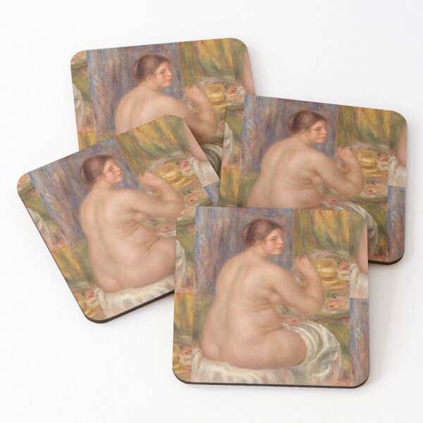 Item preview, Nude From the Back Nu De Dos by Pierre-Auguste Renoir: Impressionist Nude Poster designed and sold by artofuniverse.