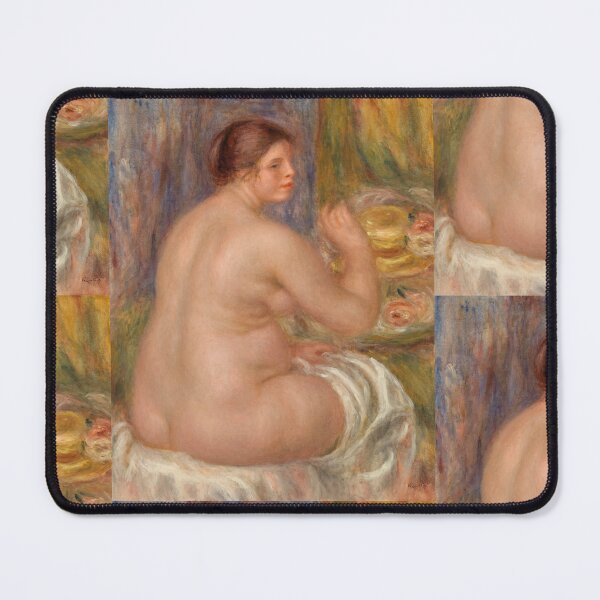 Item preview, Nude From the Back Nu De Dos by Pierre-Auguste Renoir: Impressionist Nude Poster designed and sold by artofuniverse.