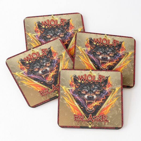 Item preview, Wolf Blaze | Fiery Wolf Triangle  designed and sold by Italian Ink Studio.