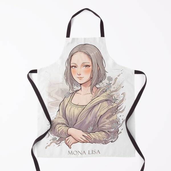 Item preview, Mona Lisa Anime Portrait with Daisies designed and sold by VoidAnimeStudio.