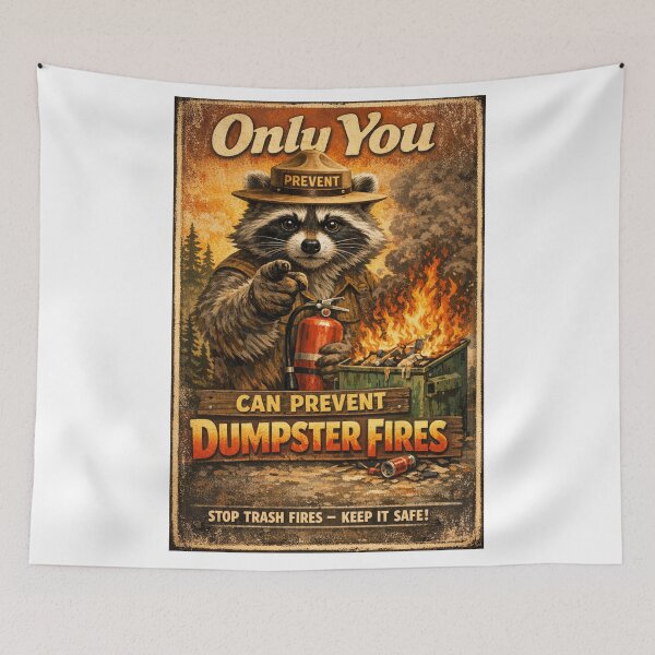 Item preview, Only You Can Prevent Dumpster Fires designed and sold by JI-PIXEL-PLACE.