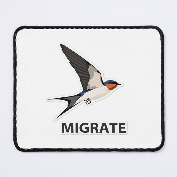 Item preview, Migrate - Minimalist Swallow Flight & Travel Spirit designed and sold by Heidelberg89.