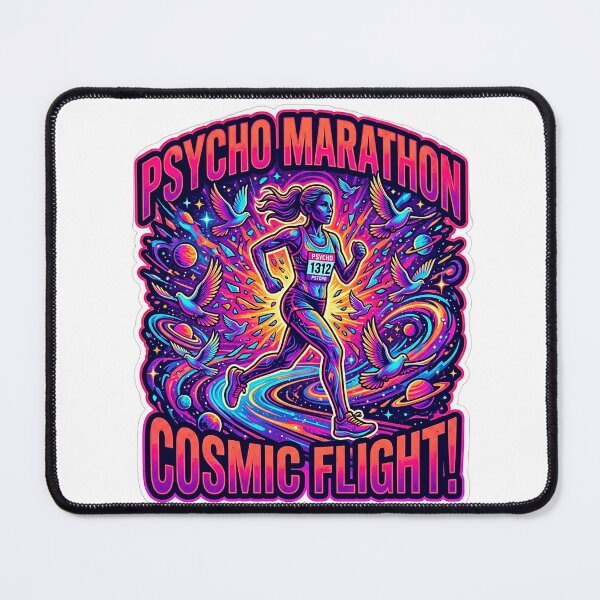 Item preview, HD Psycho Marathoner's Cosmic Doves designed and sold by ABArtByAlexST.