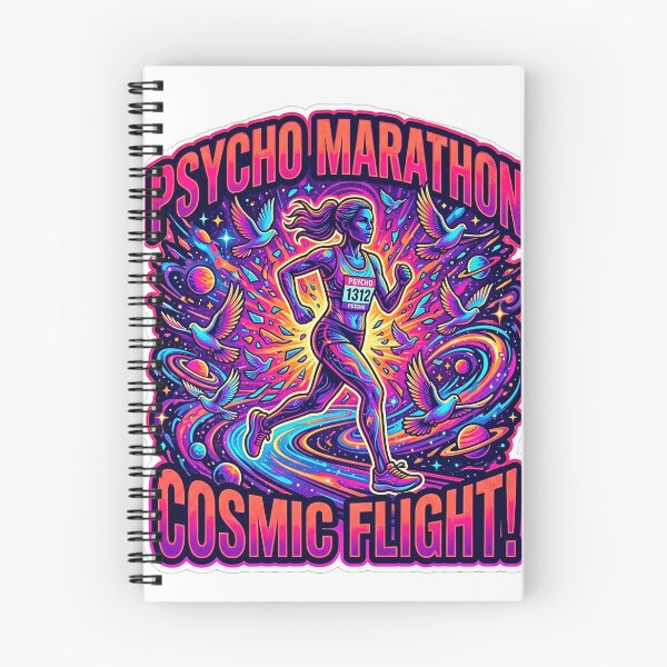 Item preview, HD Psycho Marathoner's Cosmic Doves designed and sold by ABArtByAlexST.
