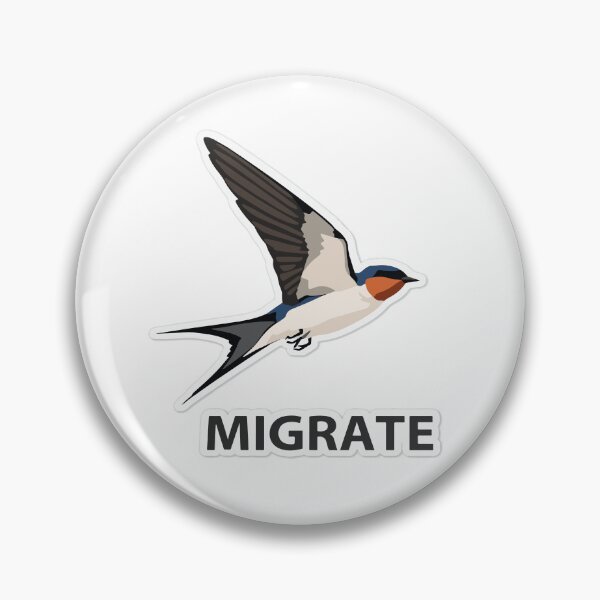 Item preview, Migrate - Minimalist Swallow Flight & Travel Spirit designed and sold by Heidelberg89.