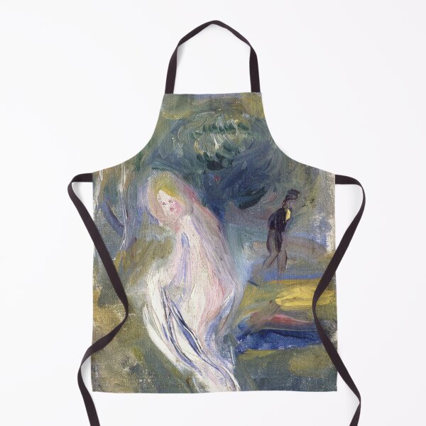 Item preview, Nude With Figure in Background by Pierre-Auguste Renoir: Dreamlike Impressionist Poster designed and sold by artofuniverse.