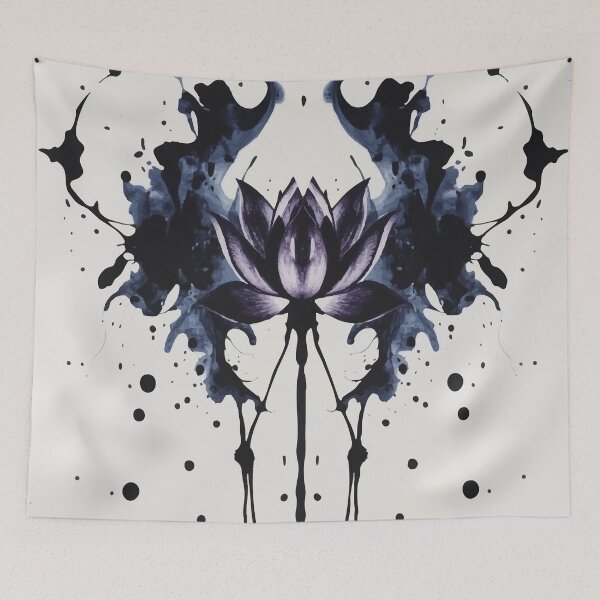 Item preview, The Lotus and the Inkblot designed and sold by AbstractAnom.