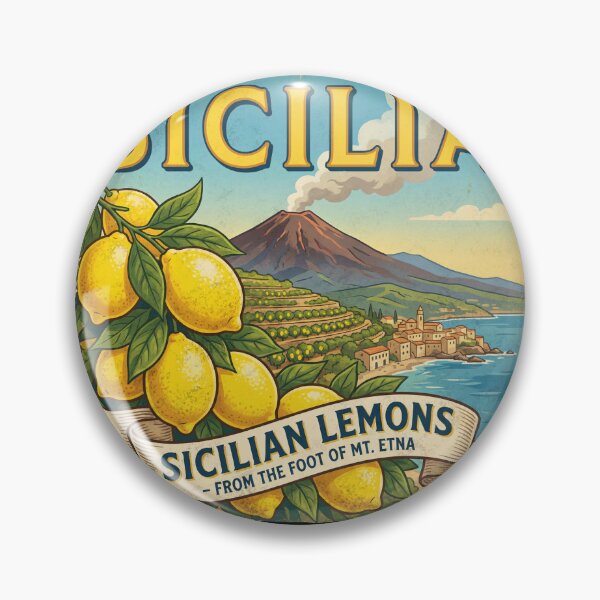 Item preview, Sicilian Lemon Grove Vintage Citrus Sicily  designed and sold by Milasneeze.