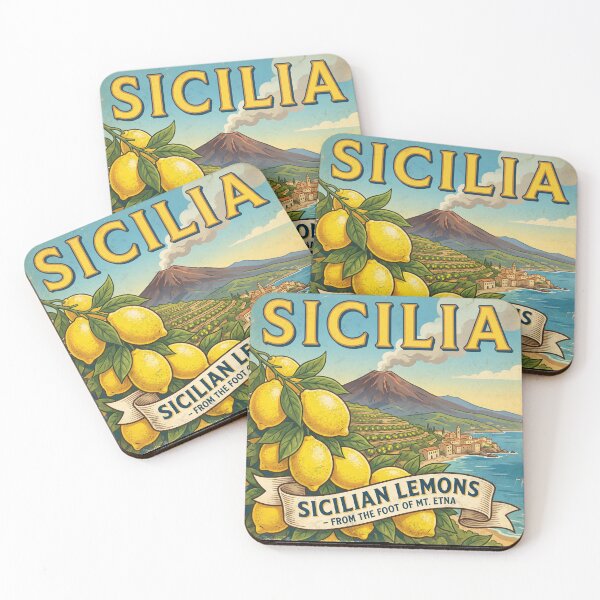 Item preview, Sicilian Lemon Grove Vintage Citrus Sicily  designed and sold by Milasneeze.