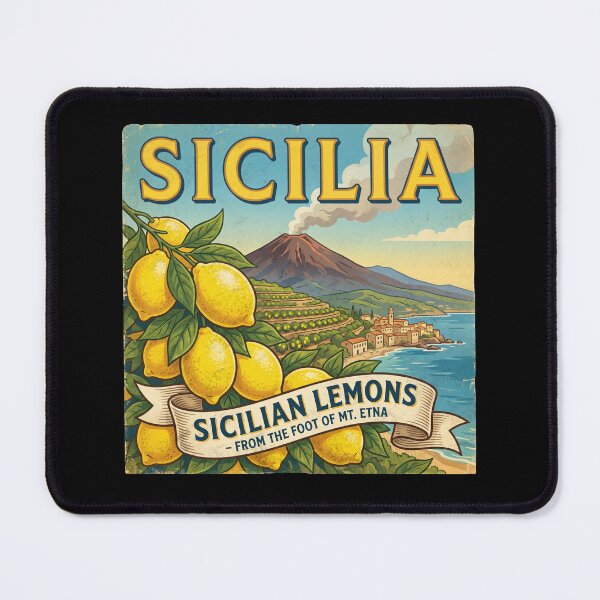 Item preview, Sicilian Lemon Grove Vintage Citrus Sicily  designed and sold by Milasneeze.
