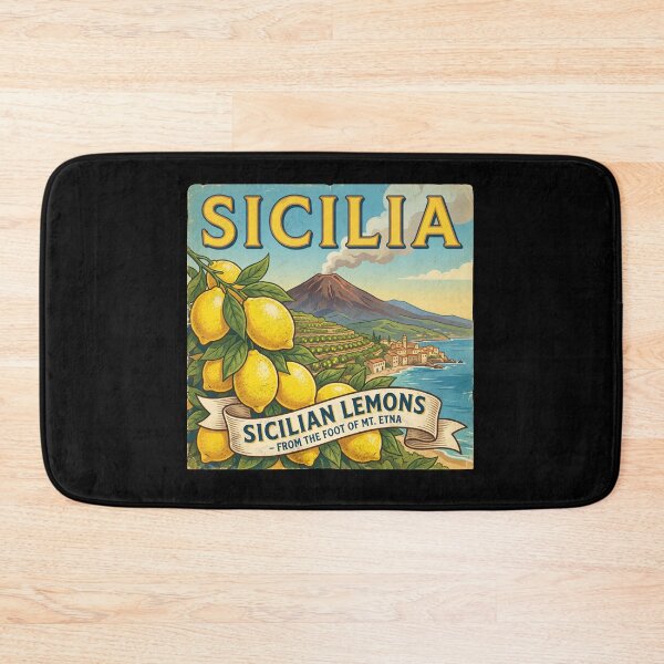 Item preview, Sicilian Lemon Grove Vintage Citrus Sicily  designed and sold by Milasneeze.
