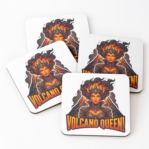 Item preview, FHD Beautiful Portrait of a Volcano Queen designed and sold by ABArtByAlexST.