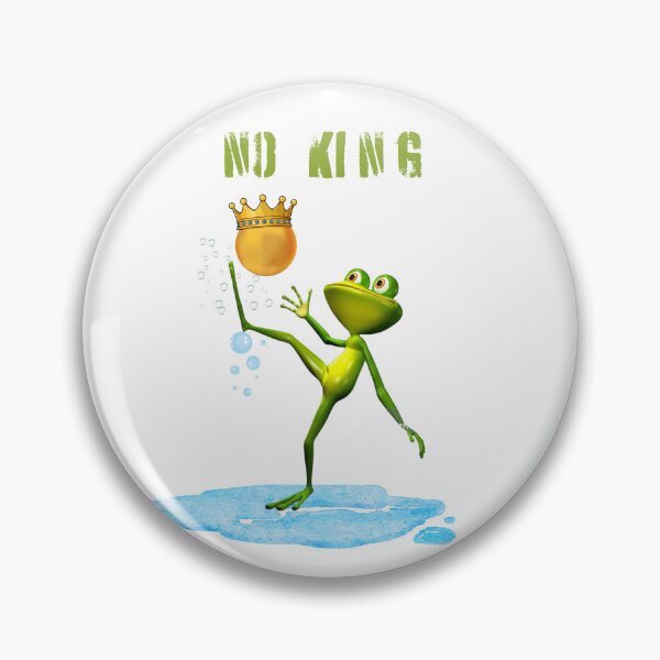 Item preview, Funny Humor Frog Protest No King Shirt designed and sold by artsdylan.