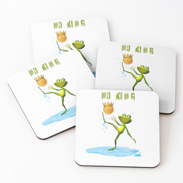 Item preview, Funny Humor Frog Protest No King Shirt designed and sold by artsdylan.