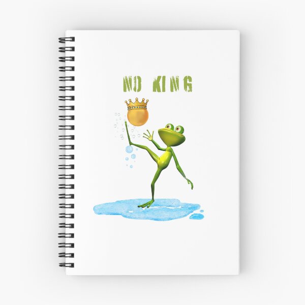 Item preview, Funny Humor Frog Protest No King Shirt designed and sold by artsdylan.