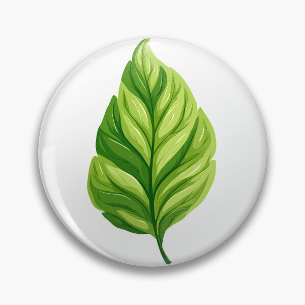 Item preview, Single Green Leaf Illustration - Fresh Botanical Nature Art Print designed and sold by DesignArtist.ia.