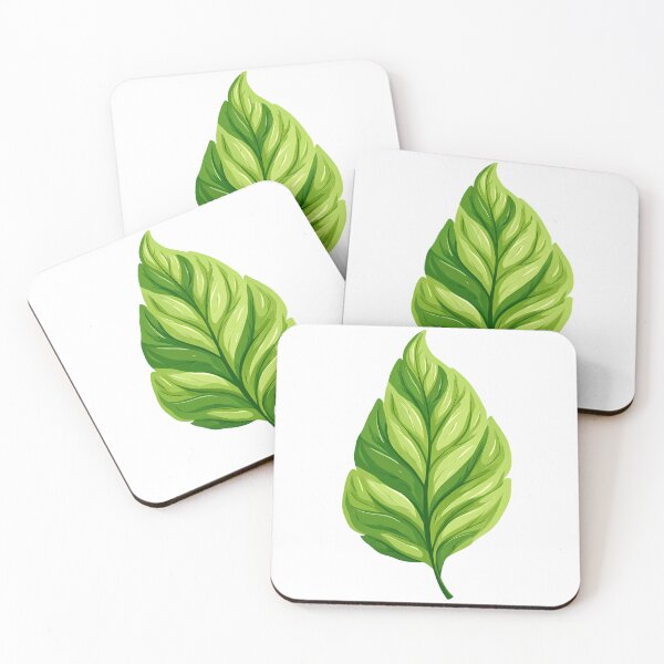 Item preview, Single Green Leaf Illustration - Fresh Botanical Nature Art Print designed and sold by DesignArtist.ia.
