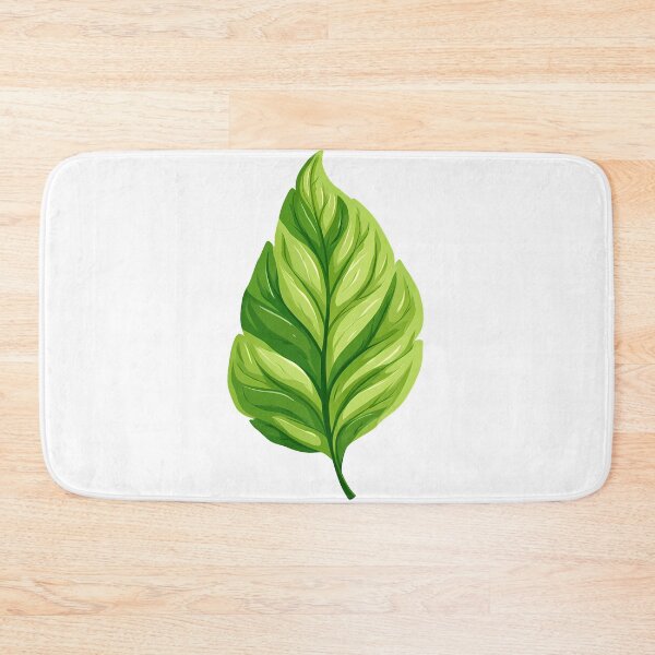 Item preview, Single Green Leaf Illustration - Fresh Botanical Nature Art Print designed and sold by DesignArtist.ia.