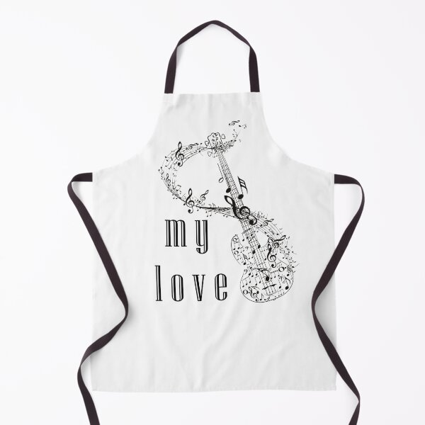 Item preview, guitar and music my love notes of life black designed and sold by Victoria-Cave.