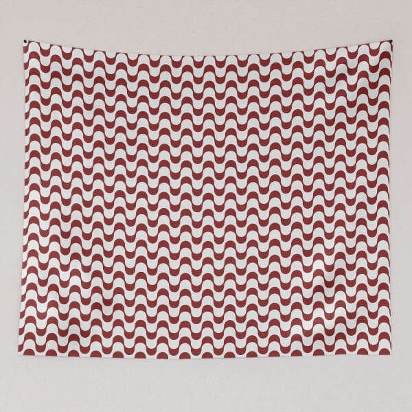 Item preview, Brazil Geometric Wave Line Pattern designed and sold by Zaya_art.