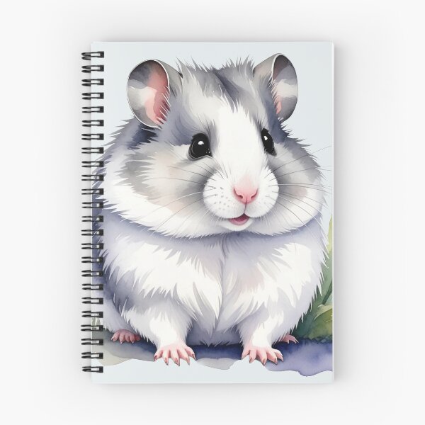 Item preview, Roborovski hamster with purple flowers designed and sold by LiskoDesign.