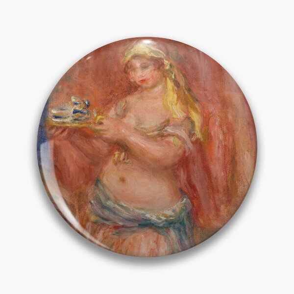 Item preview, Odalisque With Tea Set by Pierre-Auguste Renoir: Warm Impressionist Figure Poster designed and sold by artofuniverse.