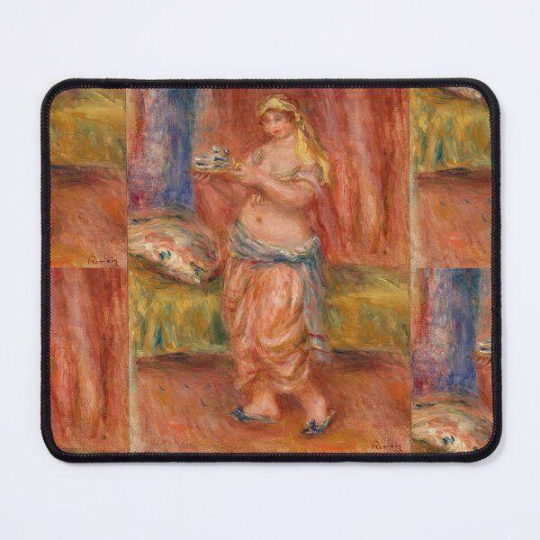 Item preview, Odalisque With Tea Set by Pierre-Auguste Renoir: Warm Impressionist Figure Poster designed and sold by artofuniverse.
