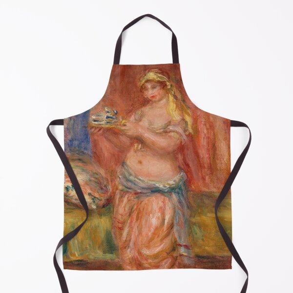 Item preview, Odalisque With Tea Set by Pierre-Auguste Renoir: Warm Impressionist Figure Poster designed and sold by artofuniverse.