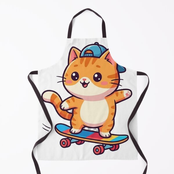 Item preview, Skateboard Kitten in Cap designed and sold by Krfto.