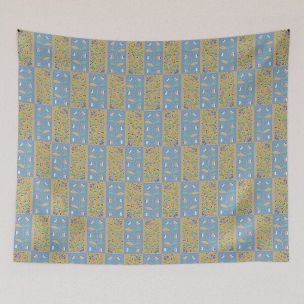 Item preview, Medieval flowers nature floral pattern designed and sold by Aisling Tierney.