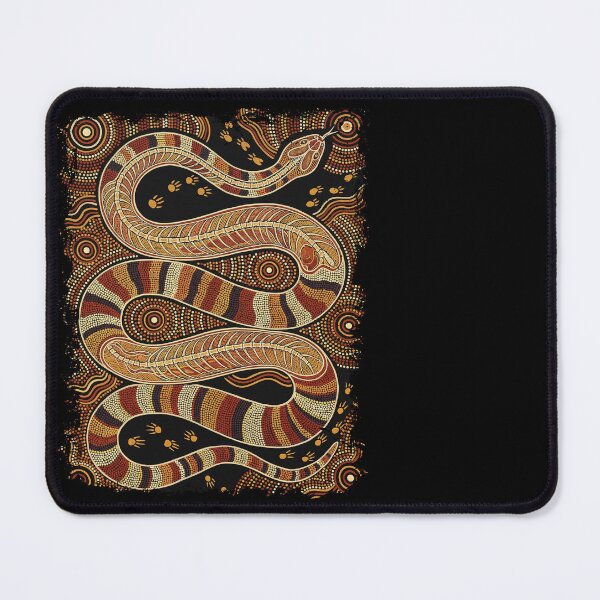 Item preview, Neurotoxin Dreaming: Aboriginal Style Tiger Snake Art designed and sold by FreiherrPK.