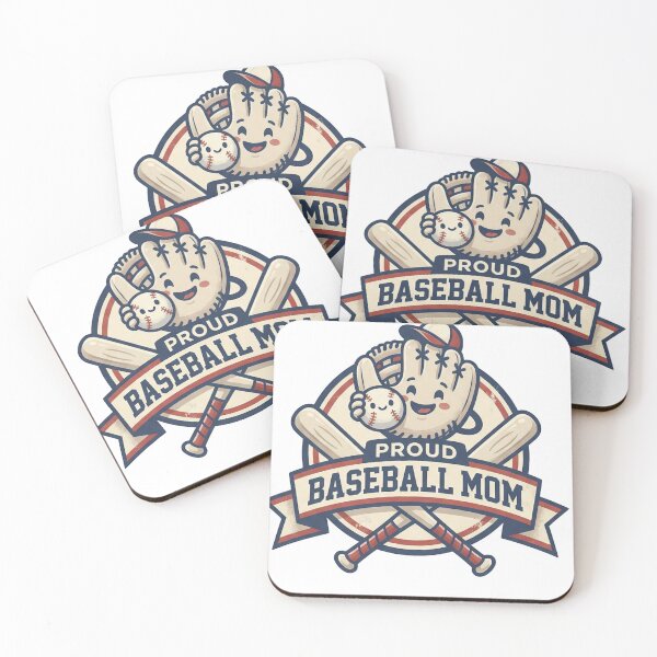 Item preview, Proud Baseball Mom Cute Vintage Sports Design designed and sold by CoolTShirtDesign.